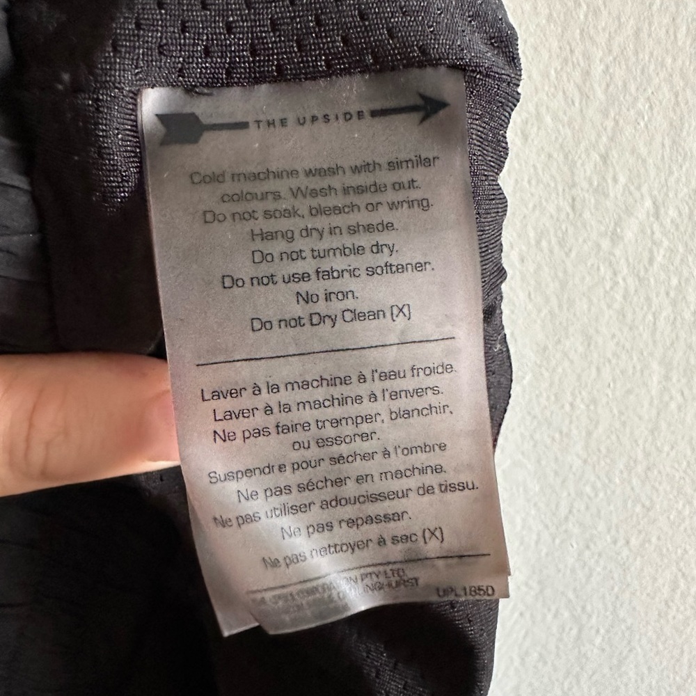 The Upside Black Athletic Lined Running Shorts size 8 EUC - Picture 8 of 9